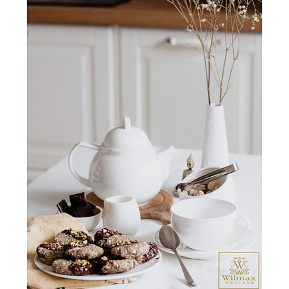 Сахарница-ваза Wilmax "WL-995000/А", фарфор 8,5х9 см, белый - 5