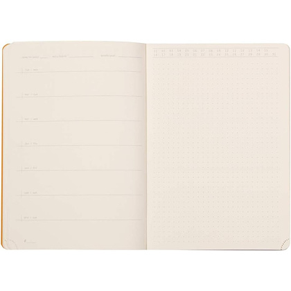 Еженедельник недатированный Clairefontaine Rhodia "Rhodiarama Perpetual", 148x210 мм, 128 страниц, бирюзовый - 6