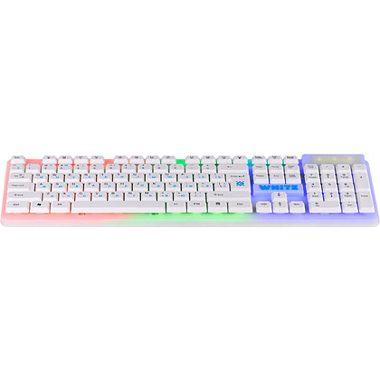 Клавиатура Defender "White Rainbow GK-172 RU", USB, проводная, белый - 3