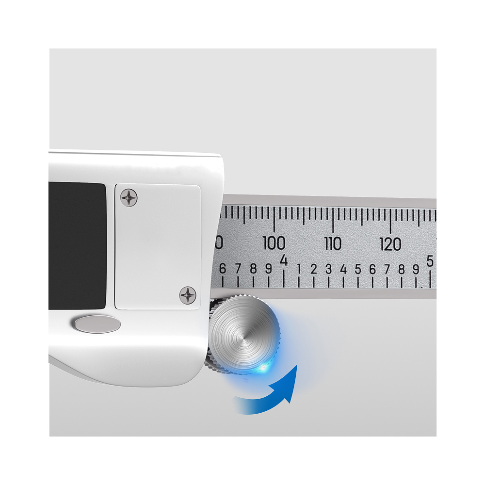 Электронный штангенциркуль Deli "EDL91150", 150 мм, серебристый - 6