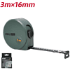 Рулетка Deli HS EHT8316L, 3 м х 16 мм, Soft Touch, зеленый - 5