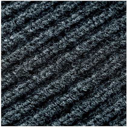 Коврик придверный "OfficeClean", 40х60 см, ребристый, серый - 3