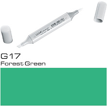 Маркер перманентный "Copic Sketch", G-17 лесной зеленый