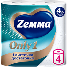 Бумага туалетная Zemma Only1