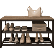 Обувница ALLERD 2 RION, черный муар