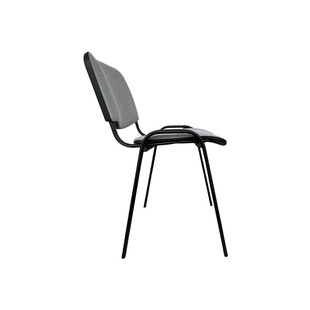Стул офисный "Iso Black KNISA LIGHT GREY", ткань, металл, светло-серый - 4