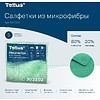 Салфетка из микроволокна Tellus, 220 гр/м2, 35х35см, 5шт/упак, зеленый - 3