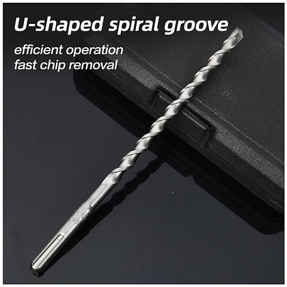 Бур по бетону Deli YS EDH-Y10210, 10x210 мм, SDS-PLUS - 6