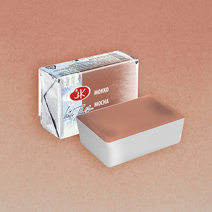 Краски акварельные "Белые ночи", 433 мокко, кювета - 2