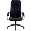 Кресло для руководителя Бюрократ "CH-608Fabric", ткань, пластик, черный - 2
