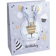 Пакет бумажный подарочный 