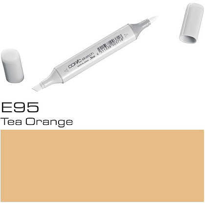 Маркер перманентный "Copic Sketch", E-95 чайный апельсин