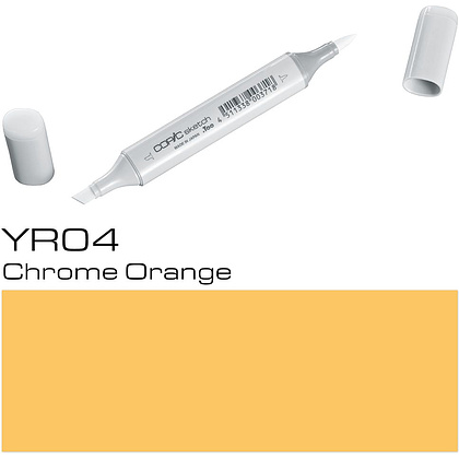 Маркер перманентный "Copic Sketch", YR-04 хромированный оранжевый