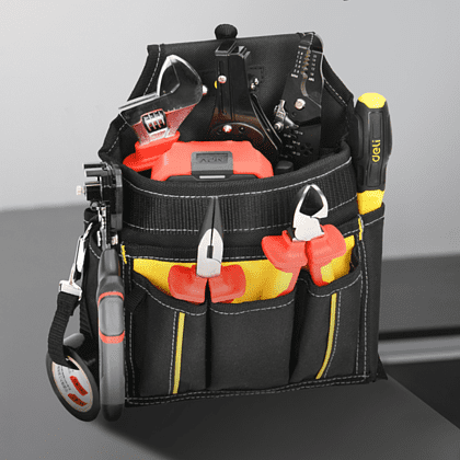 Сумка поясная Deli YS DLP08, для инструмента, 6 карманов - 3