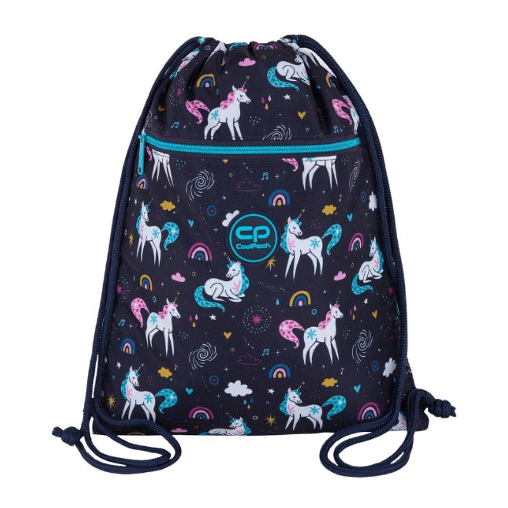 Мешок для обуви "Mrs Unicorn", синий