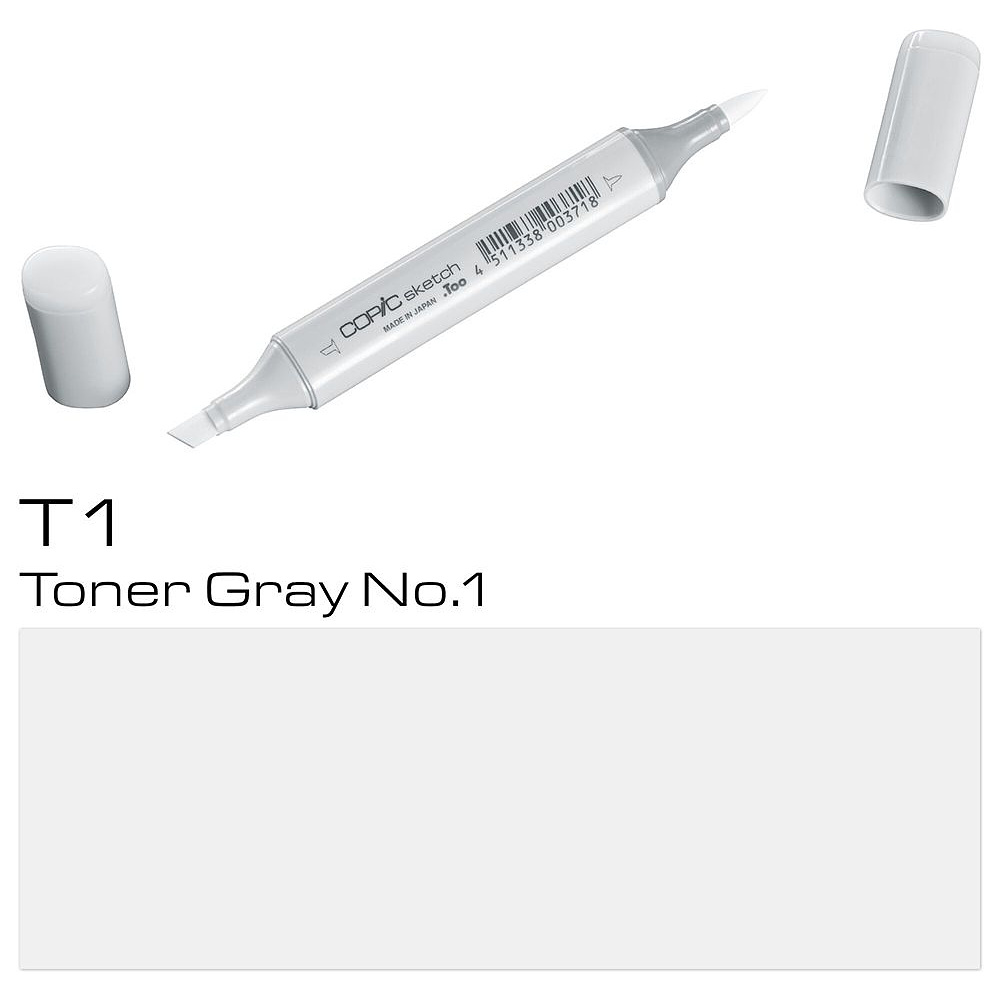Маркер перманентный "Copic Sketch", T-1 серый №1