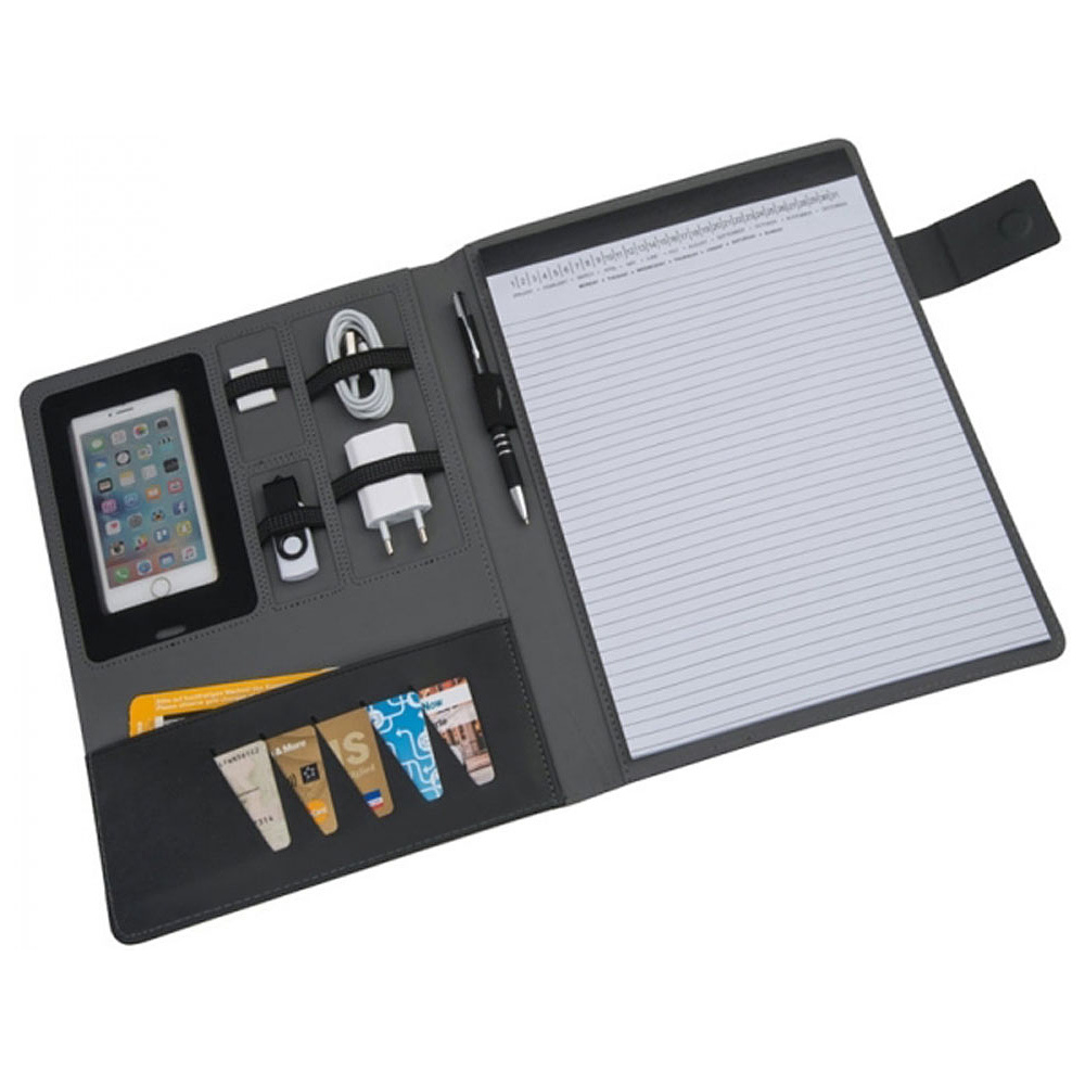 Папка "Salermo" на молнии, серый - 2