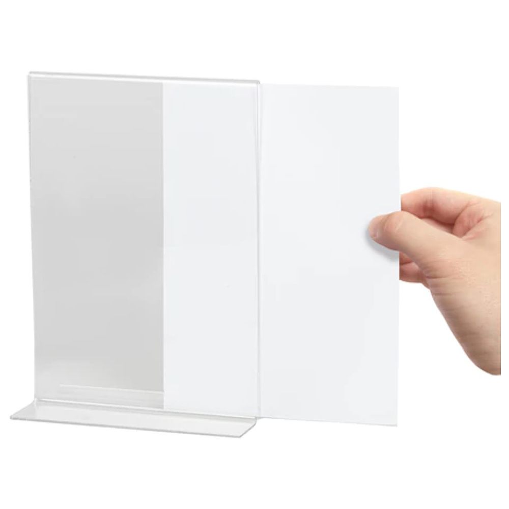 Стойка информационная "Brauberg", настольная, A5, вертикальная, прозрачный - 2