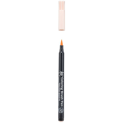 Маркер акварельный "Koi Color Brush", светло-оранжевый - 3