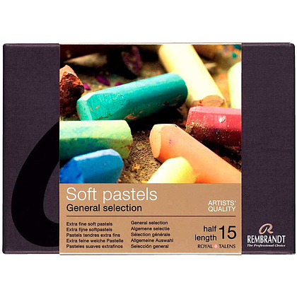 Набор мягкой пастели "Rembrandt Half Pastel" начальный, 15 цветов - 4