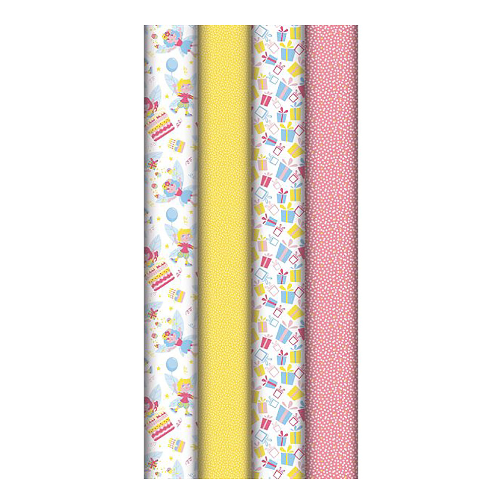 Бумага декоративная в рулоне "Fairy", 2x0.7 м, ассорти