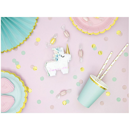 Стакан бумажный, 6 шт, 220 мл, мятный - 4