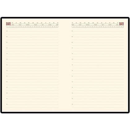 Ежедневник недатированный "London", А5, 272 страницы, черный - 2