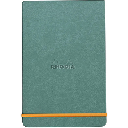 Блокнот "Rhodiarama Webnotepad" на резинке, A5, 96 листов, линейка, морская волна