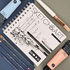 Скетчбук "Sketch&Art", 18х15.5 см, 200 г/м2, 50 листов, на спирали  - 5