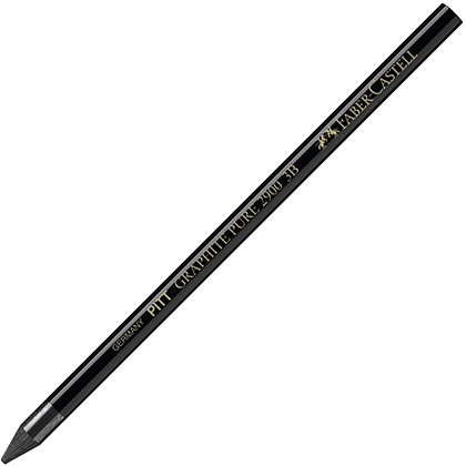 Карандаш цельнографитный PITT "Graphite Pure", 3B