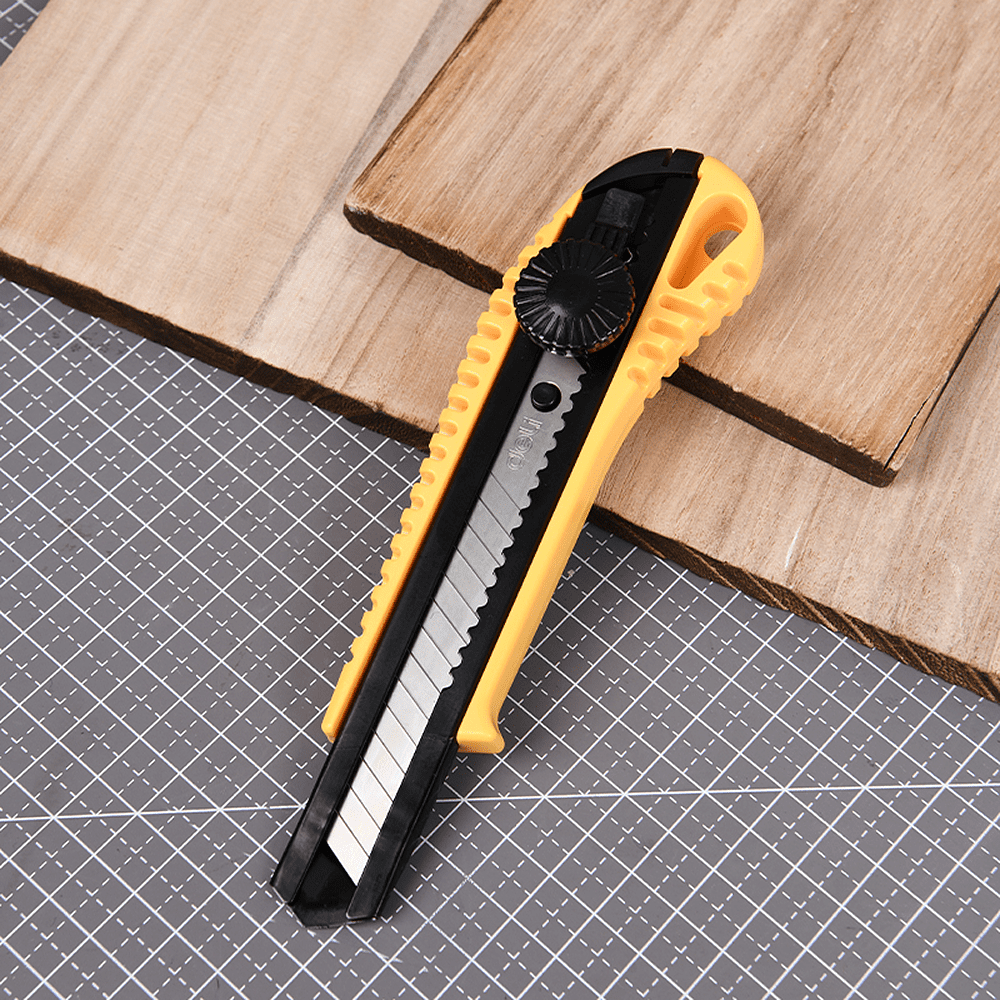 Нож строительный Deli YS EDL003A, 18 мм, универсальный - 4