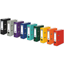 Папка-регистратор "VauPe", А5, 75 мм, ламинированный картон, зеленый