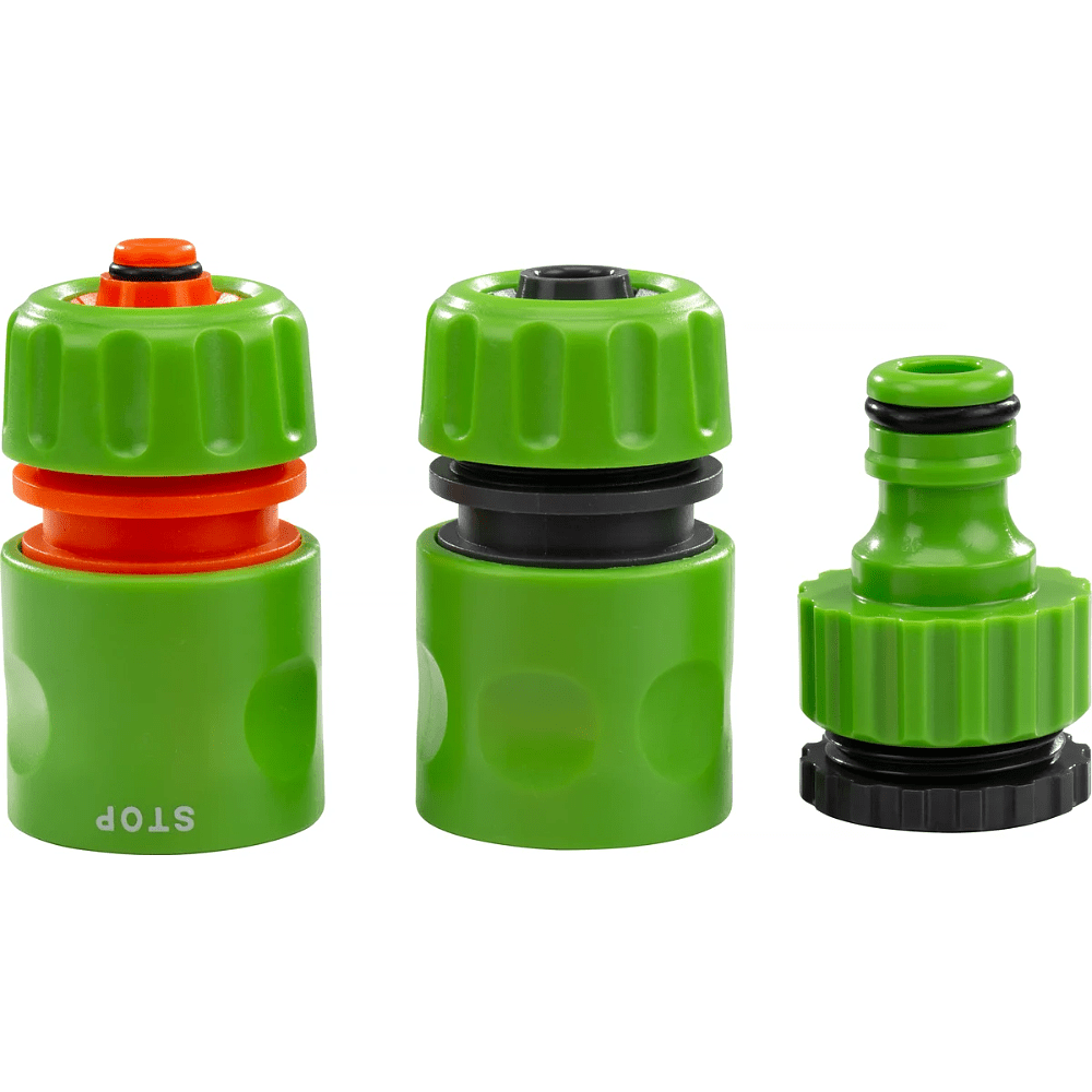 Комплект поливочный Amigo Grande "79230", 1/2", 6 фунций, пластик, зеленый, черный - 3