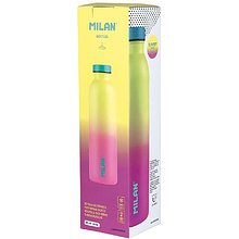 Бутылка термическая "Sunset series" Milan, металл, 591 мл, желто-розовый