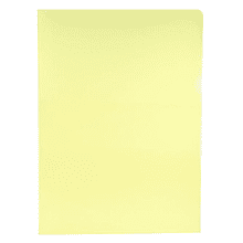 Папка-уголок "Inter-folia", A4, 115 мк, желтый