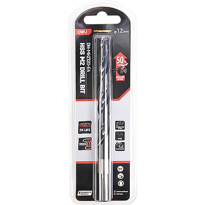 Сверло по металлу Deli RS EDH-MHZ120-E4, 12.0 мм, DIN 338, HSS-TiN - 4