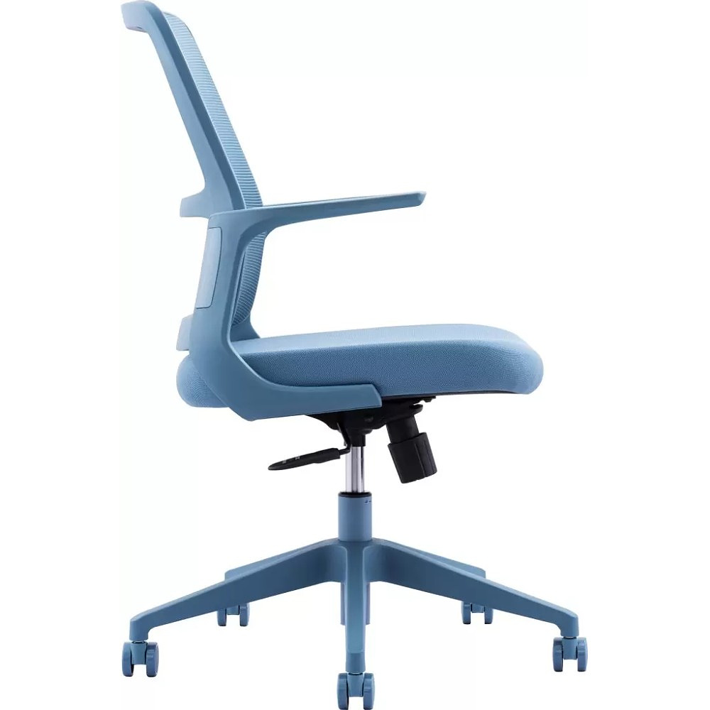 Кресло для персонала EVERPROF Elf, сетка, синий - 3