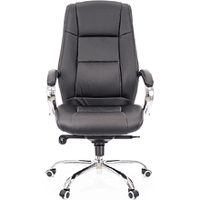 Кресло для руководителя "Kron", экокожа, металл, черный