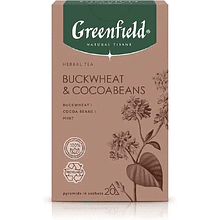 Чайный напиток "Greenfield Tisane Buckwheat&Cocoabeans", 20 пакетиков x 1.8 г, с гречихой и какао-бобами
