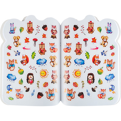 Альбом для рисования "Цветик. Мышка" с наклейками, 276х195 мм, 32 листа - 5