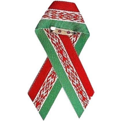 Бутоньерка с булавкой "Цветы Великой Победы", РБ - 2