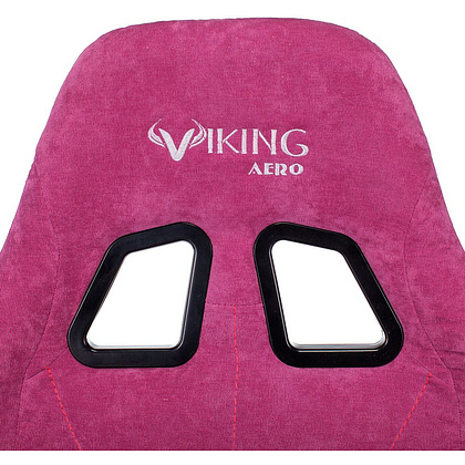 Кресло игровое Бюрократ "VIKING KNIGHT Fabric", ткань, металл, малиновый - 17
