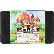 Цветные карандаши акварельные "Sketchmarker Основные цвета"