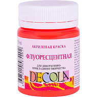 Краска акриловая неон 