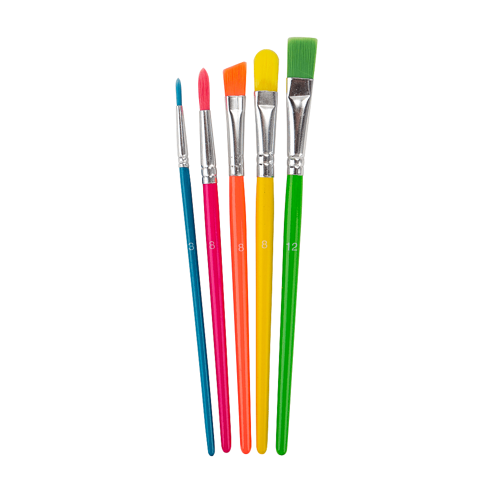 Кисть "Я-Художник!", синтетика, 5 шт