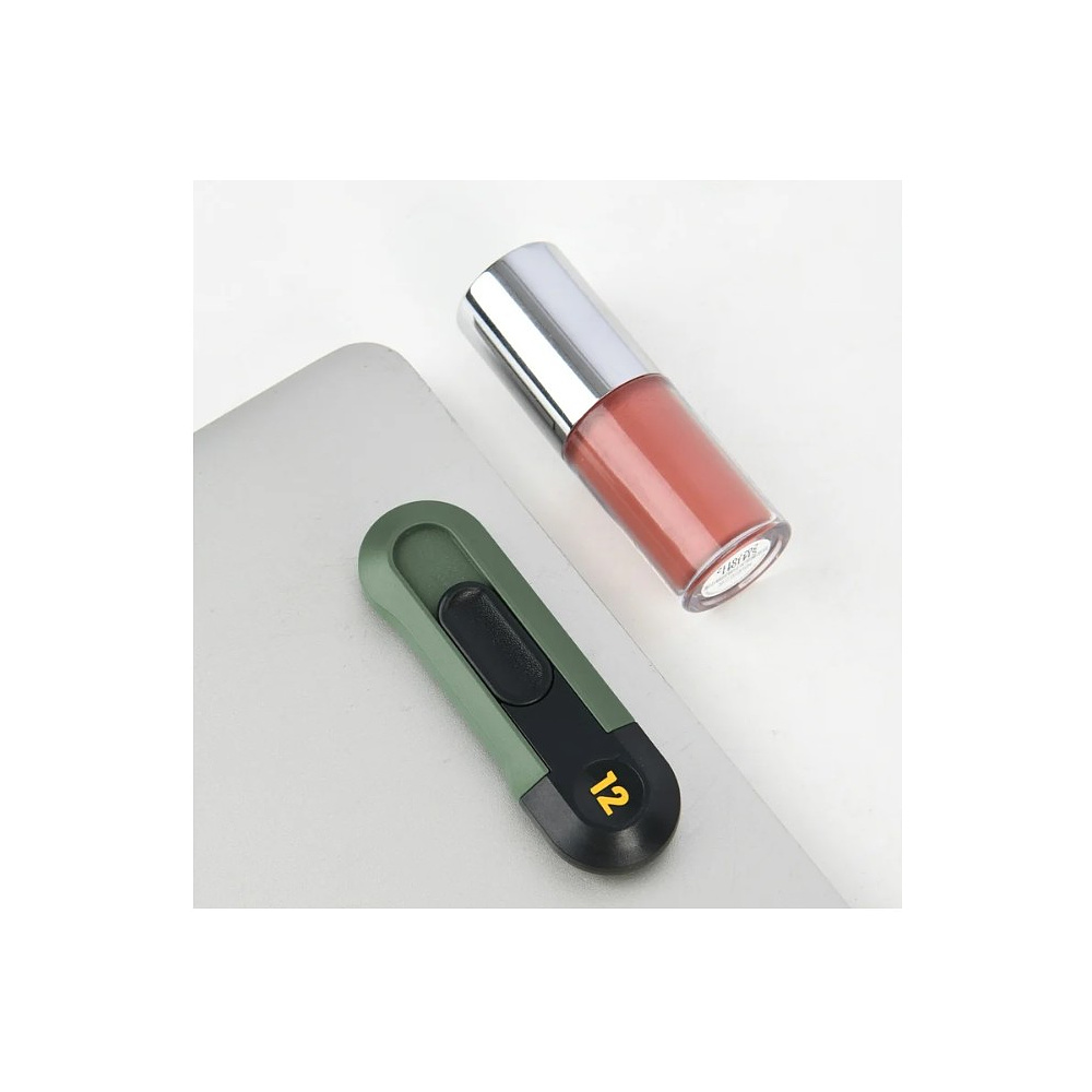 Нож строительный Deli HS HT4007L, 80x25 мм, Soft Touch, зеленый - 2