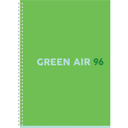 Тетрадь "Green air", А4, 96 листов, клетка, ассорти - 6