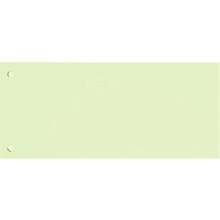 Разделитель для документов "Комус", 100 шт, зеленый