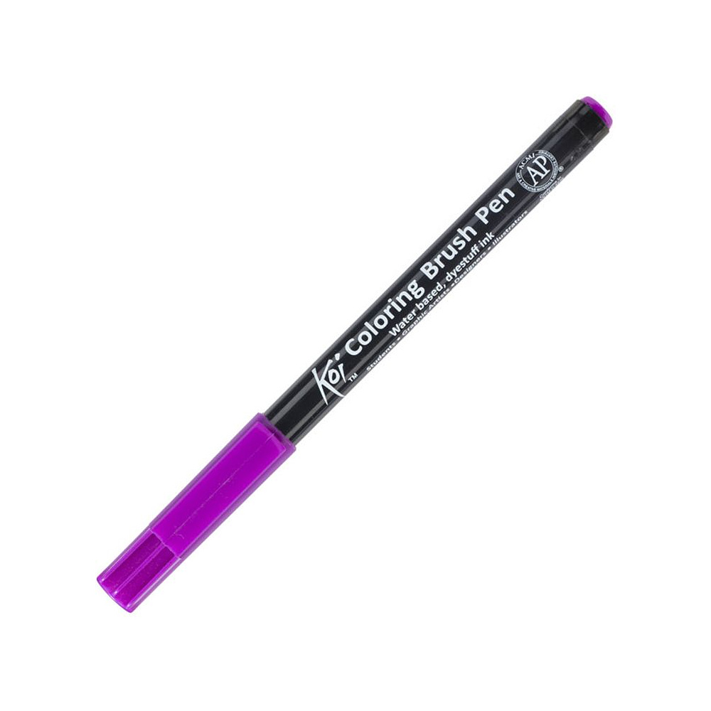 Маркер акварельный "Koi Color Brush", бордо