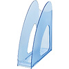 Модуль для бумаги вертикальный "Twin", прозрачный синий - 2